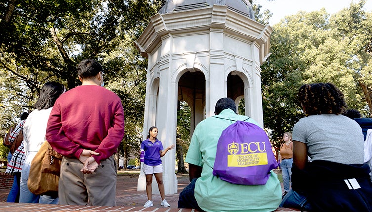 campus tours ecu